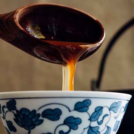 Shoyu Ramen Broth - Recipe photo by PinchandSwirl