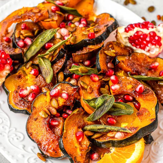 Baked Acorn Squash Slices - Recipe photo by Flavor Mosaic