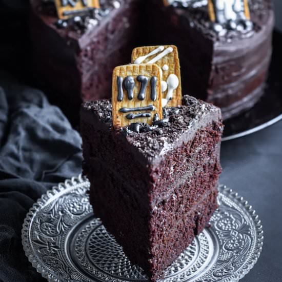 Devil's Food Cake - Recipe photo by Annikaeats