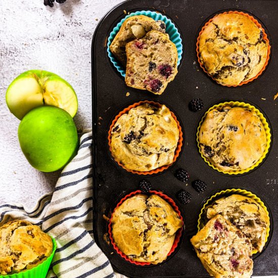 Sugar Free Blackberry Muffins - Recipe photo by mamazilla
