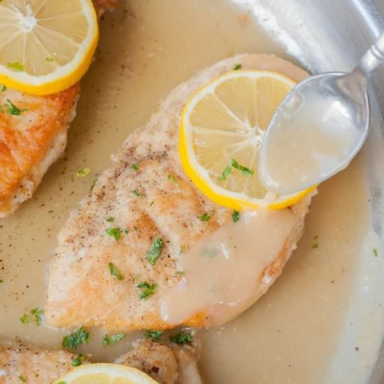 lemon butter chicken - Recipe photo by everyday-delicious.com