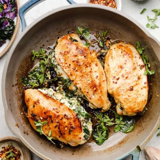 Easy Stuffed Chicken Breast Recipe - Recipe photo by erinliveswhole