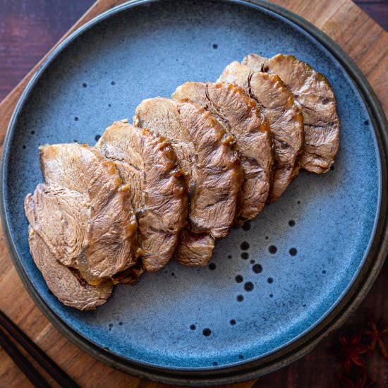 soy braised beef - Recipe photo by cookingwithlei