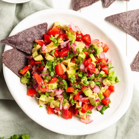 Strawberry and Avocado Salsa - Recipe photo by itsnotcomplicatedrecipes