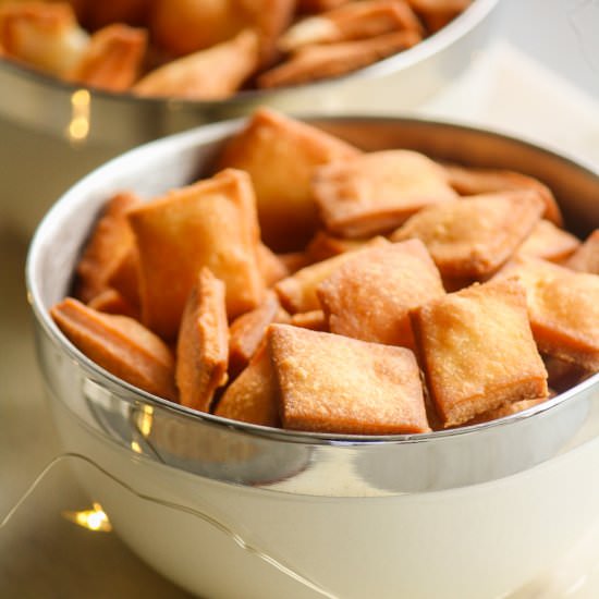 Homemade Shankarpali - Recipe photo by The Desserted Girl