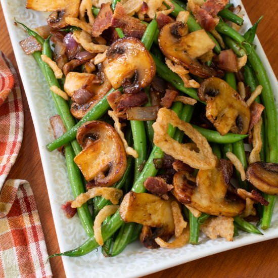 Bacon Ranch Green Beans - Recipe photo by For the Love of Cooking