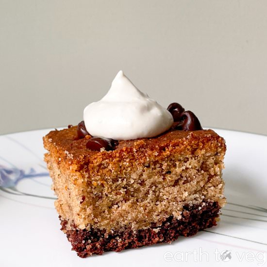 Vegan Brookie Pie with Rad Whip - Recipe photo by earthtoveg