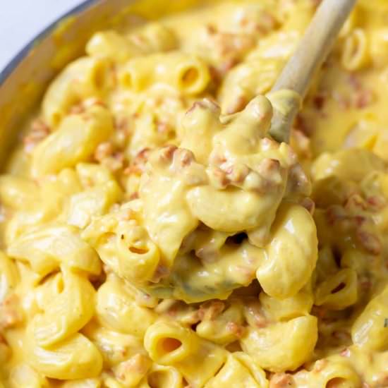 Bacon Mac and Cheese - Recipe photo by contentednesscooking