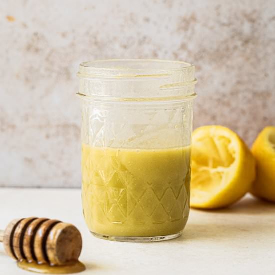 Lemon Dijon Dressing - Recipe photo by Our Nourishing Table