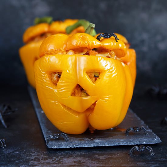 Halloween Pumpkin Peppers - Recipe photo by glutenfreealchemist