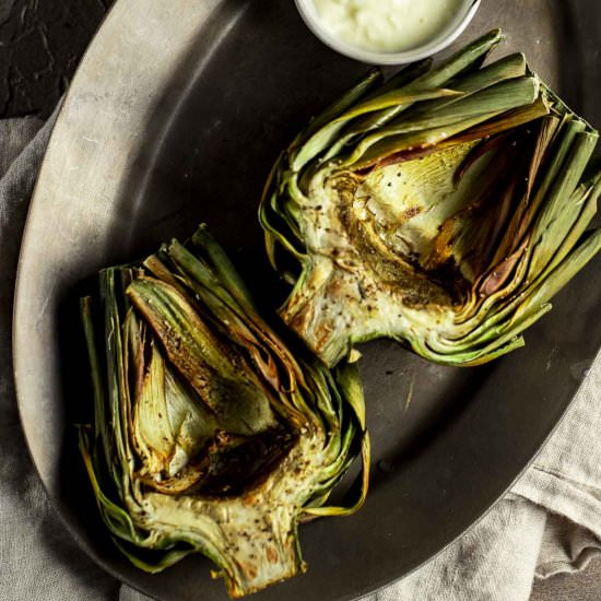 Air Fryer Artichokes - Recipe photo by Went Here 8 This