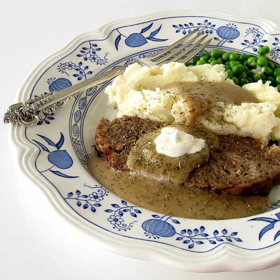 Swedish Meatball Meatloaf - Recipe photo by delightfulrepast