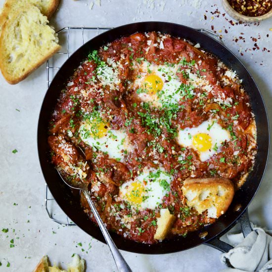 Eggs in Purgatory - Recipe photo by fromachefskitchen