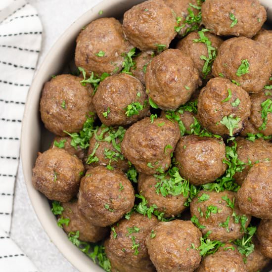 Oven Baked Meatballs - Recipe photo by Healthy Life Trainer