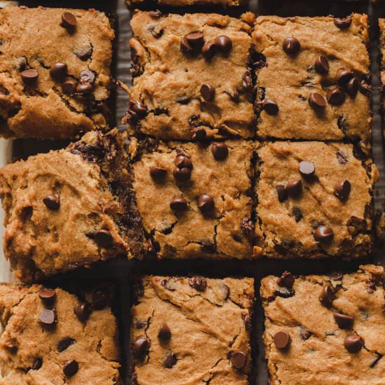 Pumpkin Chocolate Chip Bars - Recipe photo by peanutbutterpluschocolate