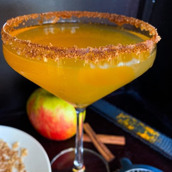 Sparkling Apple Cider Martini - Recipe photo by TastefullyGrace