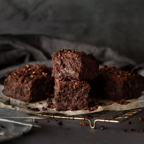 Healthy Banana Brownies - Recipe photo by Happyasayam