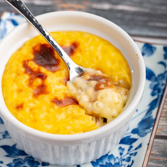 Baked Custard with Tapioca - Recipe photo by Lokness