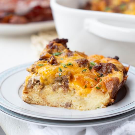 Sausage and Egg Casserole - Recipe photo by giftofhospitality