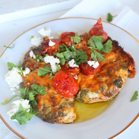 Oven Pesto Chicken - Recipe photo by 5 star cookies