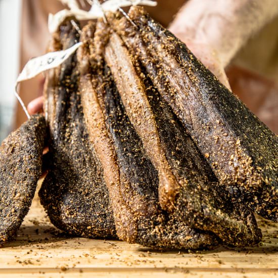 How To Make Biltong - Recipe photo by PantsDownApronsOn