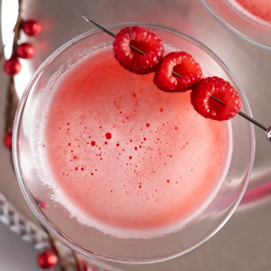 Raspberry Martini - Recipe photo by The Littlest Crumb