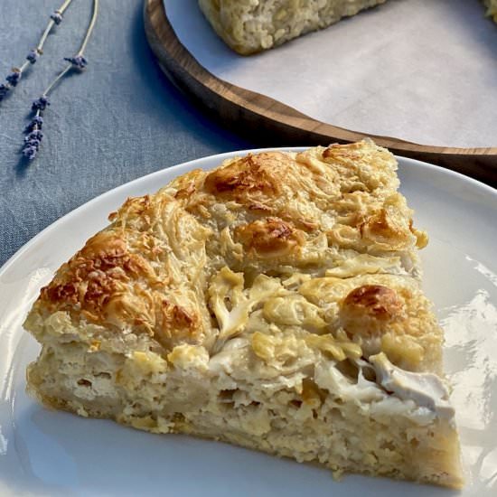 Börek with Vegan Cottage Cheese - Recipe photo by lavender_nina