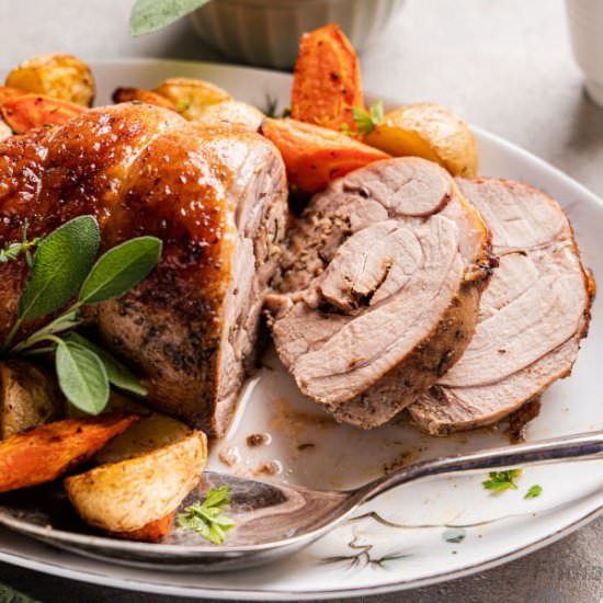 Turkey Leg Roulade - Recipe photo by Tina FitDiary