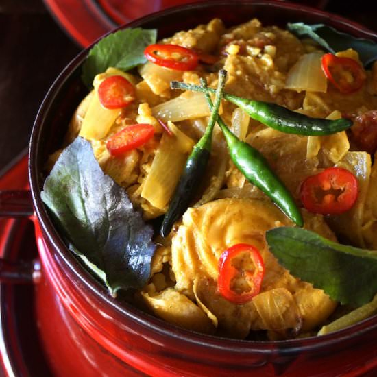 Curry Smashed Potato Stew - Recipe photo by cookingontheweekends