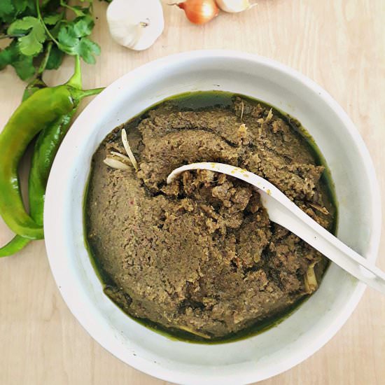 Green Curry Paste - Recipe photo by MyHomeDiaryinTurkey