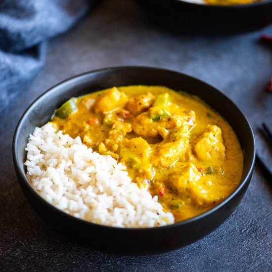 Easy Yellow Fish Curry - Recipe photo by dudethatcookz