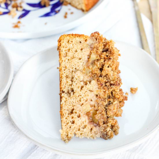 Apple Crumb Cake - Recipe photo by DoughEyedBlog