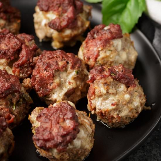 Meatball Muffins - Recipe photo by Barbara Curry