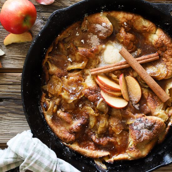 Caramelized Apple Dutch Baby - Recipe photo by butternutandsage
