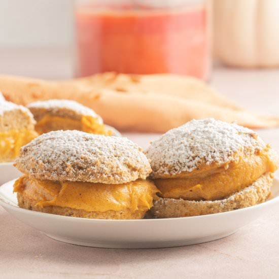 Keto Pumpkin Curd Donuts - Recipe photo by debsdailydish