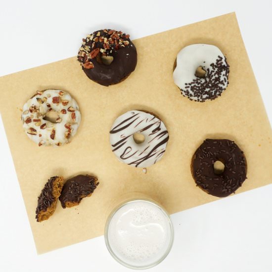 Baked Espresso Donuts (gluten free) - Recipe photo by Lovemybodybymiriam