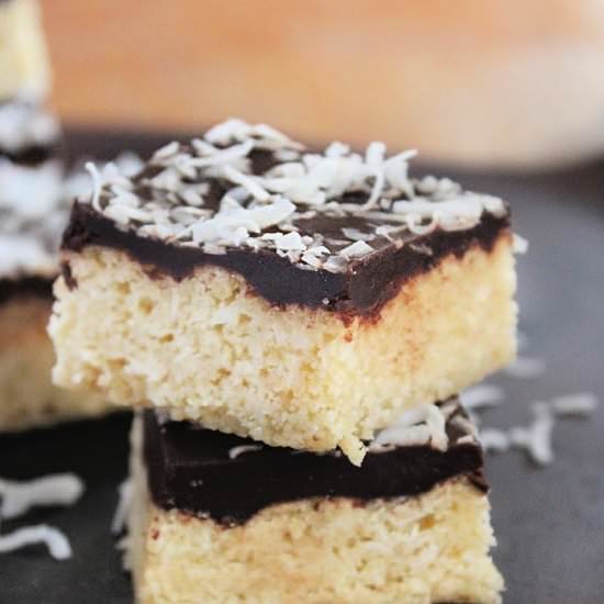 Chocolate Coconut Bars - Recipe photo by biggreenhouse