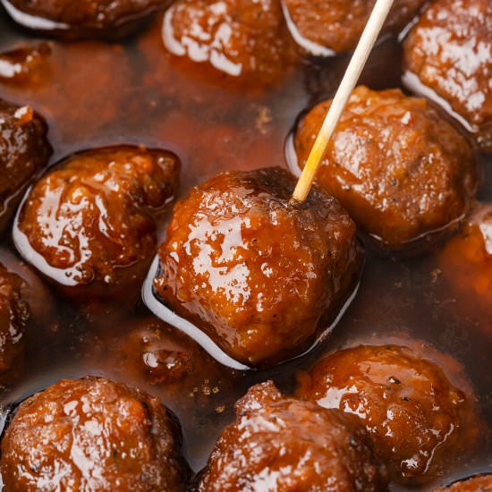 Grape Jelly Meatballs - Recipe photo by bellyfull