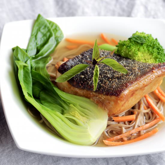 Fusion Sablefish Noodle Bowl - Recipe photo by goodgriefcook