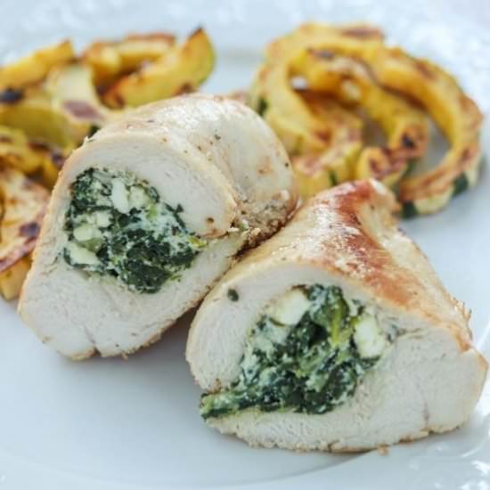 Spinach and Ricotta Stuffed Chicken - Recipe photo by whollytasteful