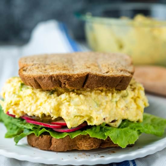 Deviled Egg Salad - Recipe photo by garlic and zest