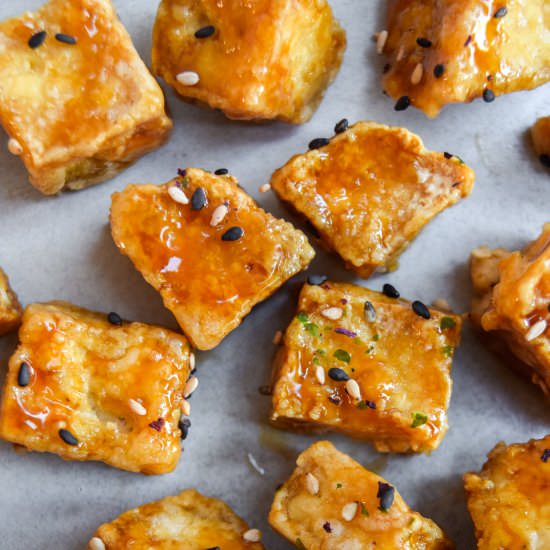 Air Fryer Crispy Tofu - Recipe photo by missrachelphipps