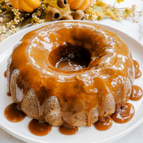 Caramel Pecan Cake - Recipe photo by House of Elyn Ryn