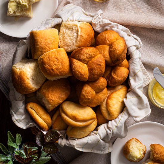 Dinner Rolls Three Ways - Recipe photo by rhubarbandcod