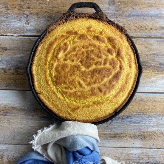 Cast Iron Cornbread - Recipe photo by Theperksofbeingus