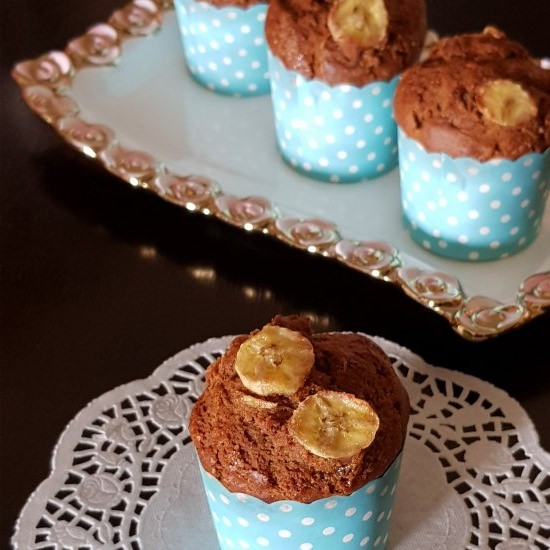 Whole Wheat Banana Muffins(Eggless) - Recipe photo by Jayanthy Asokan