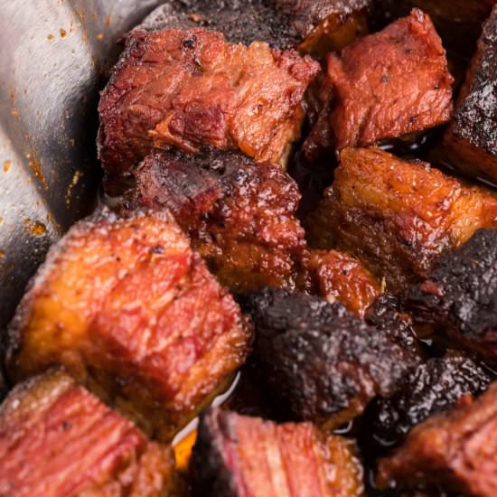 Beef Brisket Burnt Ends - Recipe photo by BBQing With The Nolands