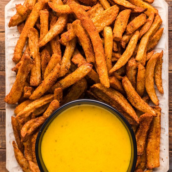 COPYCAT TACO BELL NACHO FRIES - Recipe photo by KitchenDivas