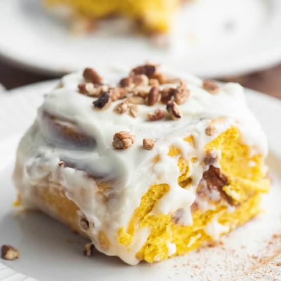 Pumpkin Cinnamon Rolls - Recipe photo by simplystacie