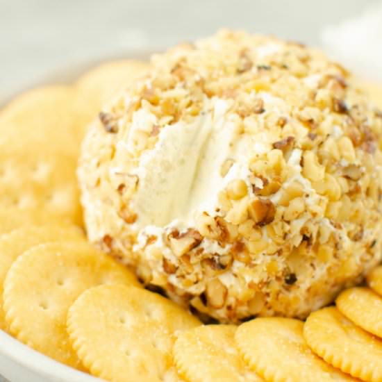 Garlic Parmesan Cheese Ball - Recipe photo by fakeginger